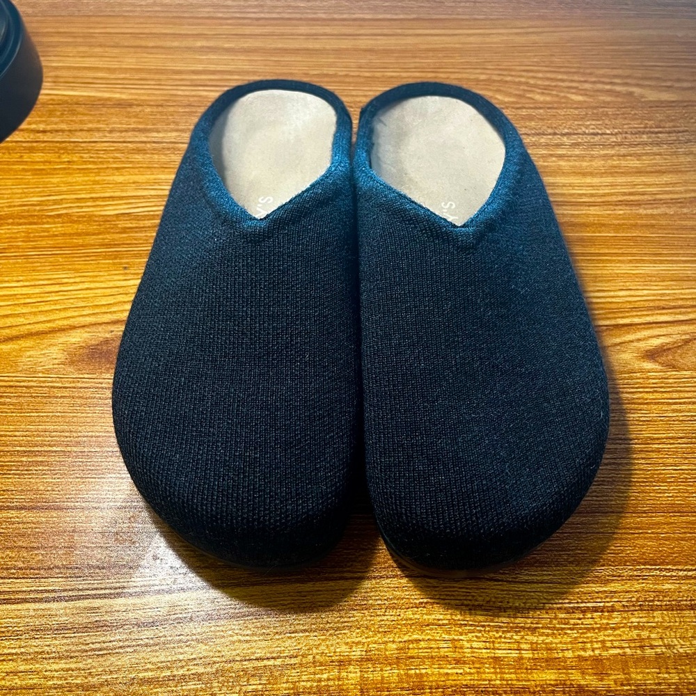 Rothy’s Soft Black Merino Clogs